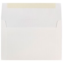 JAM Paper A8 Invitation Envelope, 5 1/2 x 8 1/8, White, 100/Pack (4023981C)