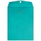 JAM Paper® 10 x 13 Open End Catalog Colored Envelopes with Clasp Closure, Sea Blue Recycled, 25/Pack