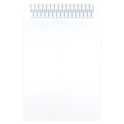 JAM Paper 10 x 13 Open End Catalog Envelopes with Peel and Seal Closure, White, 50/Pack (356828782i)