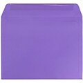 JAM Paper 9 x 12 Booklet Colored Envelopes, Violet Purple Recycled, 25/Pack (1531752)