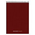 TOPS Docket Gold Project Planner, 8-1/2 x 11-3/4, Project Ruled, Burgundy, 70 Sheets/Pad (63753)