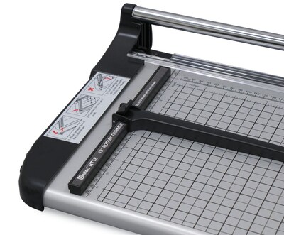United 18" Rotary Paper Trimmer, 15 Sheet Capacity, Silver/Black (RT18)