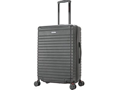 InUSA Deep 25.59 Hardside Suitcase, 4-Wheeled Spinner, Black (IUDEE00M-BLK)