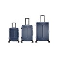 DUKAP STRATOS Plastic Luggage Set, Blue (DKSTRSML-BLU)