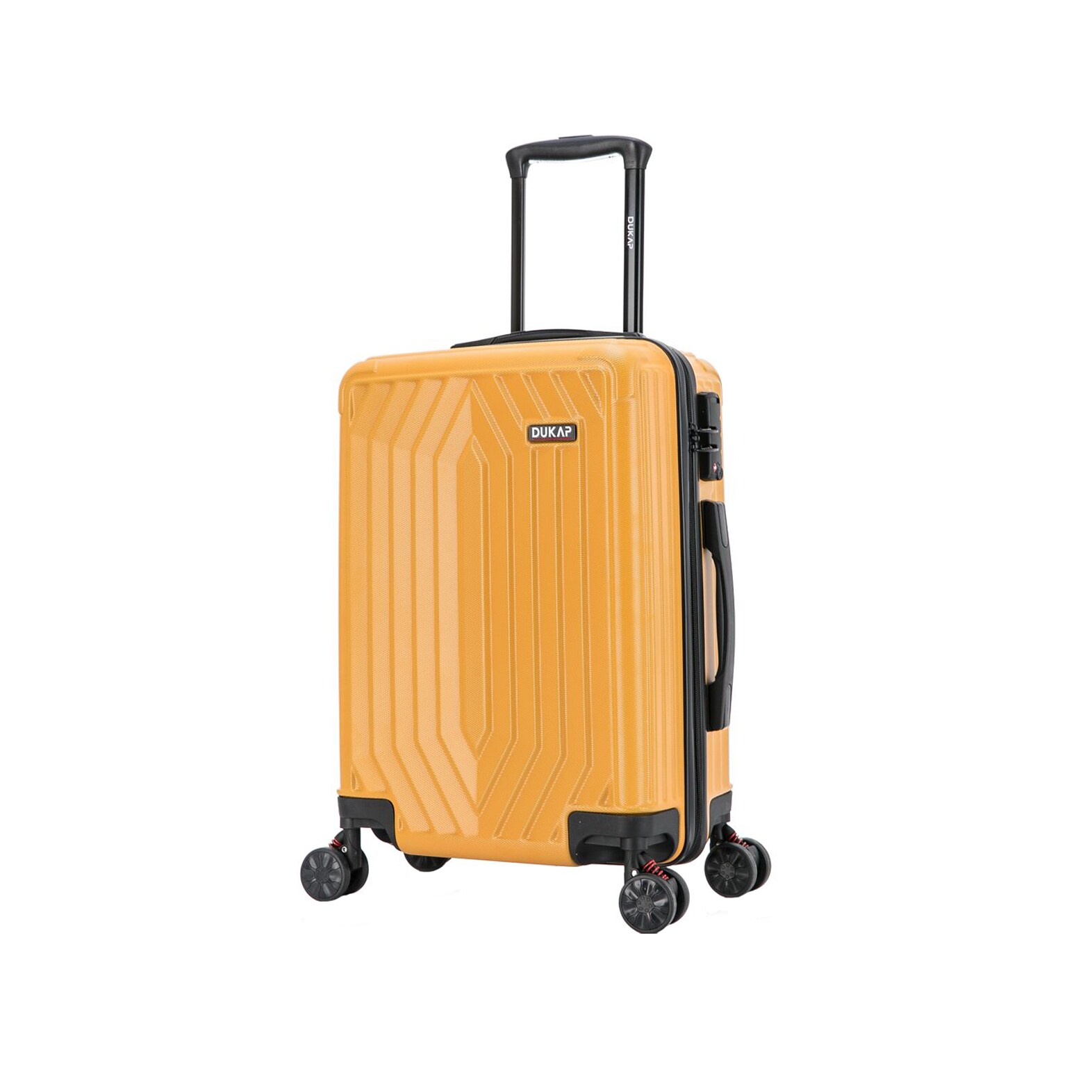 DUKAP Stratos 21.65 Hardside Carry-On Suitcase, 4-Wheeled Spinner, TSA Checkpoint Friendly, Terracota (DKSTR00S-TER)