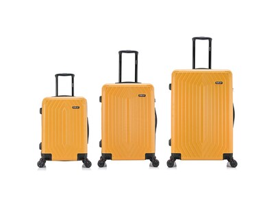 DUKAP Stratos Hardside Spinner Luggage Set, TSA Checkpoint Friendly, Terracota (DKSTRSML-TER)