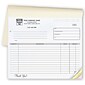 Custom Classic Small Lined Booked Invoices, 2 Parts, 1 Color Printing, 8 1/2" x 7", 250/Pack