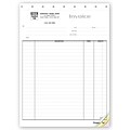 Custom Contractor Invoice - Itemized Invoice for Large Jobs, 2 Parts, 1 Color Printing, 8 1/2 X 11