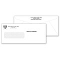 Custom #8 Single Window Security Envelope, Gummed, 1 Color Printing, 8-7/8 x 3-7/8, 500/Pack