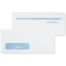 Custom #8 Single Window Security Envelope, Self-Sea, 1 Color Printing, 8-5/8 x 3-5/8, 500/Pack