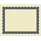 Great Papers Metallic Certificates, 8.5" x 11", Beige/Blue, 100/Pack (934400)