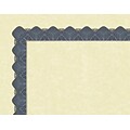 Great Papers Metallic Certificates, 8.5 x 11, Beige/Blue, 100/Pack (934400)