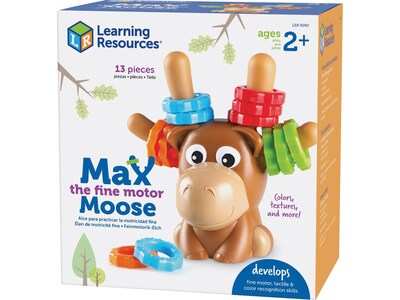 Learning Resources Max the Fine Motor Moose, Multicolor (LER 9092)
