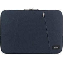 Solo New York Oswald Polyester Laptop Sleeve for 15.6 Laptops, Navy (SLV1615-5)