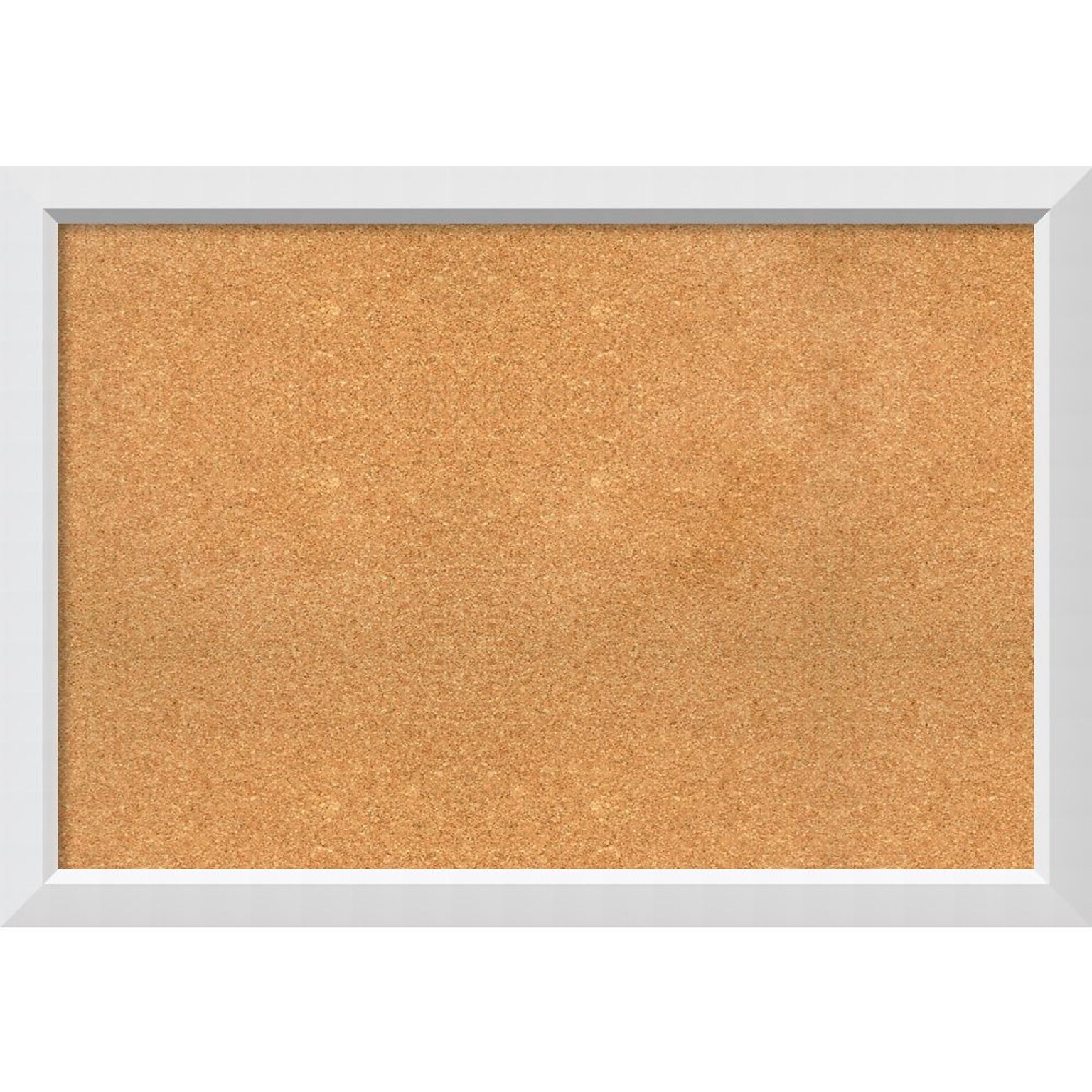 Amanti Art Extra Large Blanco White 39W x 27H Framed Cork Board (DSW3904521)