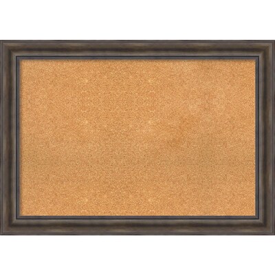 Amanti Art Extra Large Rustic Pine 42"W x 30"H Framed Cork Board (DSW3907463)
