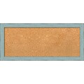 Amanti Art Panel Sky Blue Rustic 33W x 15H Framed Cork Board (DSW3907474)