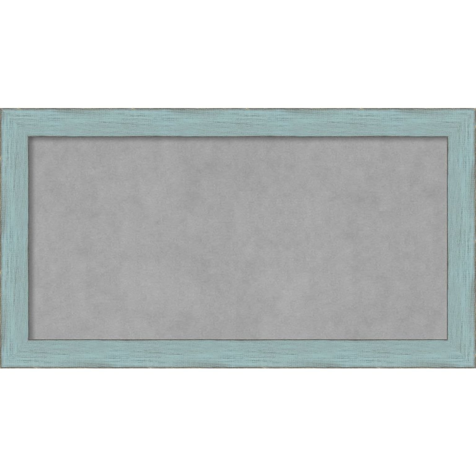 Amanti Art Medium Sky Blue Rustic 27W x 15H Framed Magnetic Board (DSW3908061)