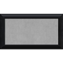 Amanti Art Framed Magnetic Board Medium Nero Black 28W x 16H Frame (DSW3908077)