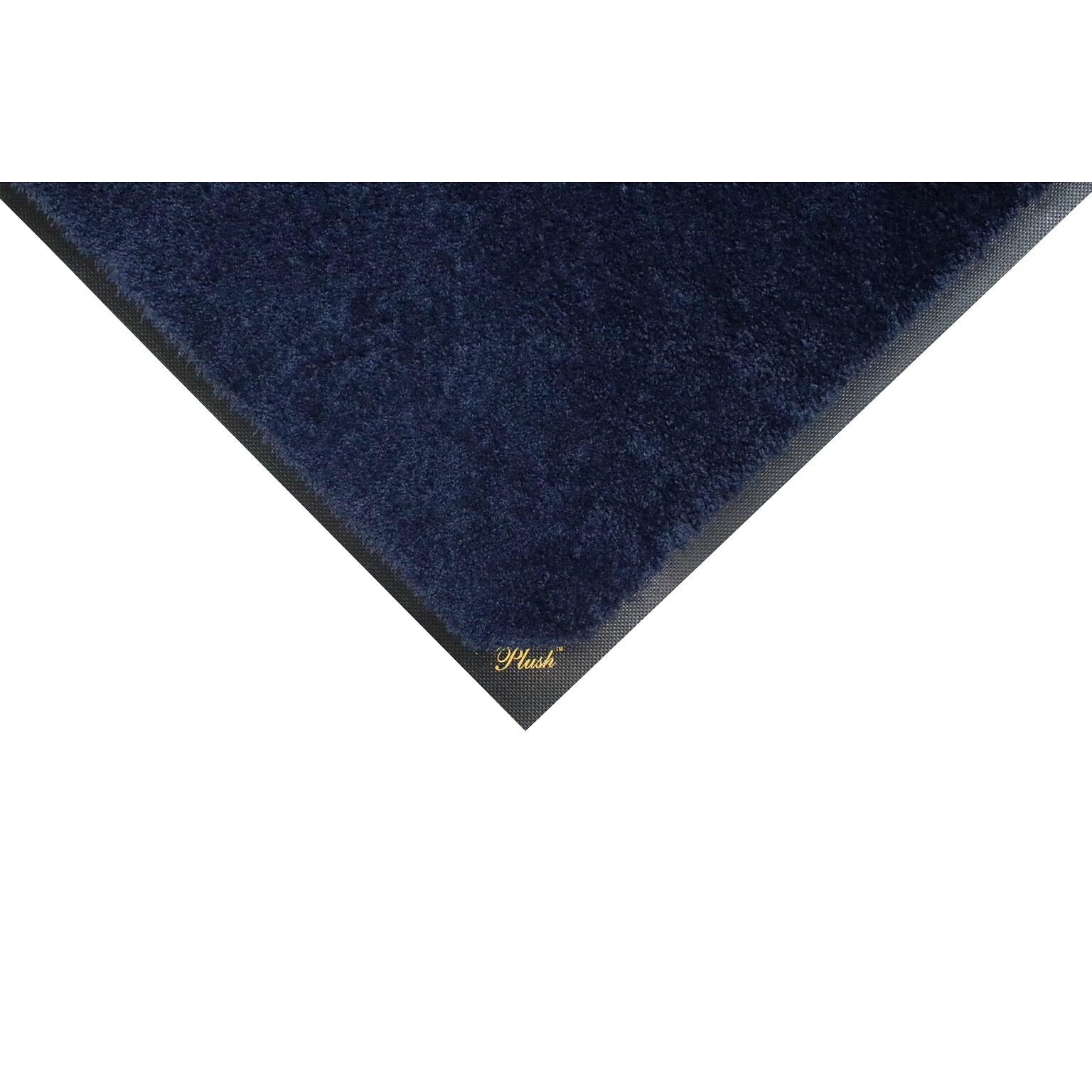 M+A Matting Plush Indoor Mat, 118 x 35, Deeper Navy (18051310590)