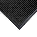 M+A Matting WaterHog Squares Classic Mat, Universal Cleated, 6 x 10, Charcoal (20054610070)