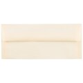 JAM Paper® #10 Business Translucent Vellum Envelopes, 4.125 x 9.5, Spring Ochre Ivory, Bulk 500/Box (PACV350H)