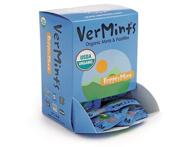 VerMints Peppermint Mints, 100 Pieces/Pack, 100/Box (VNT00992)
