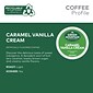 Green Mountain Caramel Vanilla Cream Coffee Keurig® K-Cup® Pods, Light Roast, 24/Box (6700)