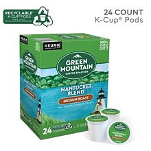 Green Mountain Nantucket Blend Coffee Keurig® K-Cup® Pods, Medium Roast, 24/Box (6663)