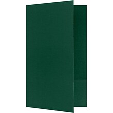 LUX Legal Size Folders, Standard Two Pockets, Green Linen, 50/Pack (LF118DDP10050)