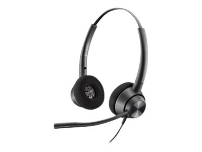 Poly Encorepro 320 QD Stereo Headset, Over-the-Head, Black (214573-01)