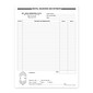 Custom Carbonless 2-Part Dental Diagnosis and Estimate Forms, 8-1/2" x 11", 250 Sheets per Pack