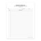 Custom 1-Sided Progress Notes, 8-1/2" x 11", 2-Hole Top Punched, 24# White Ledger Stock, 250 Sheets per Pack