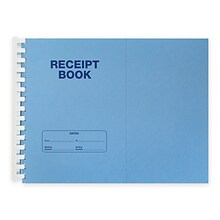 Custom Carbonless Numbered White Receipt Books, 4-3/4 x 2-3/4, 500 Receipts per Book
