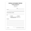 Custom Carbonless 2-Part Referral Forms, 4 x 5-1/2, 50 Sets per Pad