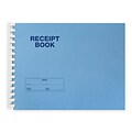 Custom Carbonless Numbered Blue Receipt Books, 4-3/4 x 2-3/4, 500 Receipts per Book