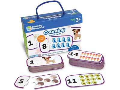 Learning Resources Self Correcting Counting Puzzle Cards (LER6087)