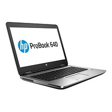 HP ProBook 640 G2 14 Refurbished Notebook, Intel i5, 8GB Memory, 256GB SSD, Windows 10 Pro (V1H09UT