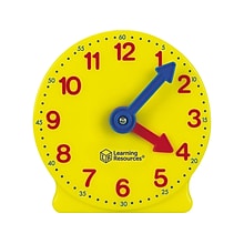 Learning Resources Big Time Mini Clock, 4, Multicolored, Multi-Grade (LER3675)