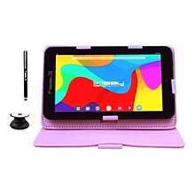 Linsay 7 Tablet, WiFi, 2GB RAM, 64GB Storage, Android 13, Black/Pink (F7UHDBCLPINKP)