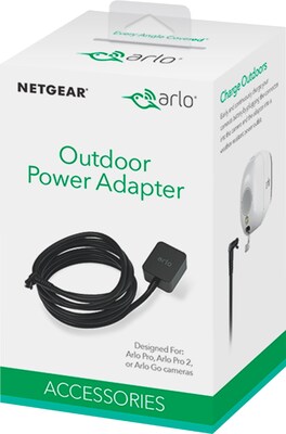 Arlo Outdoor Power Adapter For Arlo Pro, Pro 2, Go and Arlo Security Light (VMA4900-100NAS)