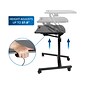Mount-It! 28"W Manual Adjustable Standing Desk, Black (MI-7969)