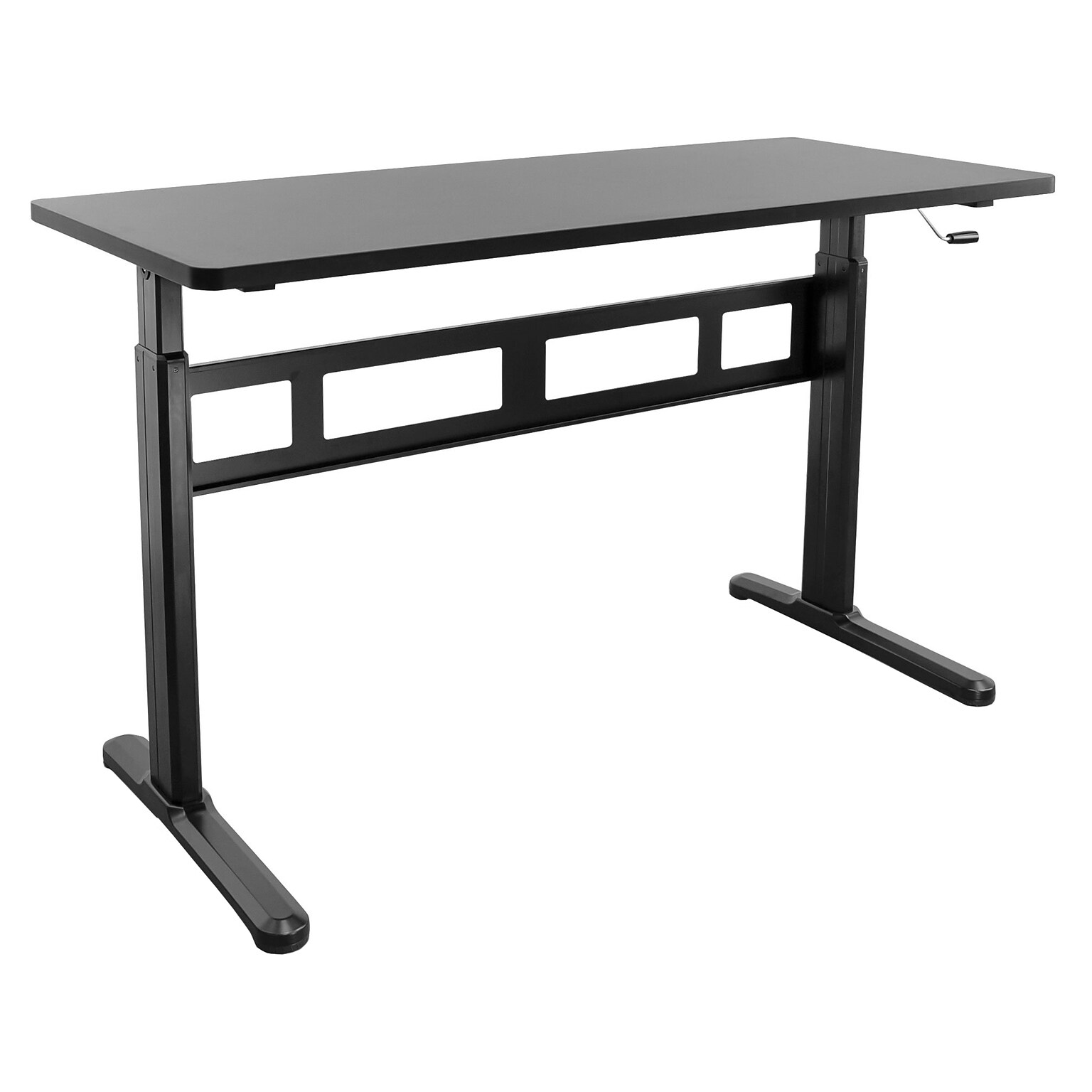 Mount-It! 55W Manual Adjustable Standing Desk, Black (MI-7981)