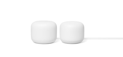 Google Nest 2nd Gen AC Dual Band WiFi Router and Extender, Snow (GA00822-US)