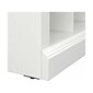 Bush Furniture Woodland 24W Small Shoe Bench with Shelves, White Ash (WDS224WAS-03)