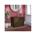 Bush Furniture Woodland 24W Small Shoe Bench with Drawer, Ash Brown (WDS124ABR-03)