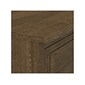 Bush Furniture Woodland 40W Shoe Storage Bench with Doors, Ash Brown (WDS140ABR-03)