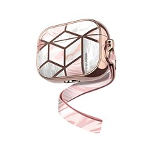 i-Blason Cosmo Case for Apple AirPods Pro, Marble Pink (AirPodsPro2019-Cosmo-Marble)