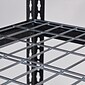 Iron Horse 2300 lb. Wire Rivet Series 4-Shelf Metal/Wire Deck Shelving Unit, 36"W, Black (22129)
