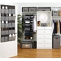 Simplify Closet Organizer, 6 Shelf, Black (25427-BLACK)